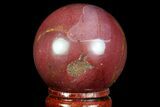 Polished Mookaite Jasper Sphere - Australia #71542-1